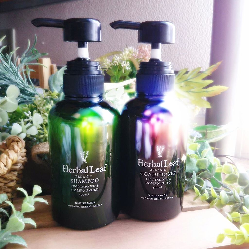 オーガニックシャンプー／コンディショナー/ハーバルリーフ/市販シャンプーを使ったクチコミ（1枚目）