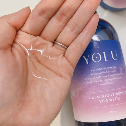 カームナイトリペアシャンプー/トリートメント/YOLU/市販シャンプーを使ったクチコミ(2枚目)