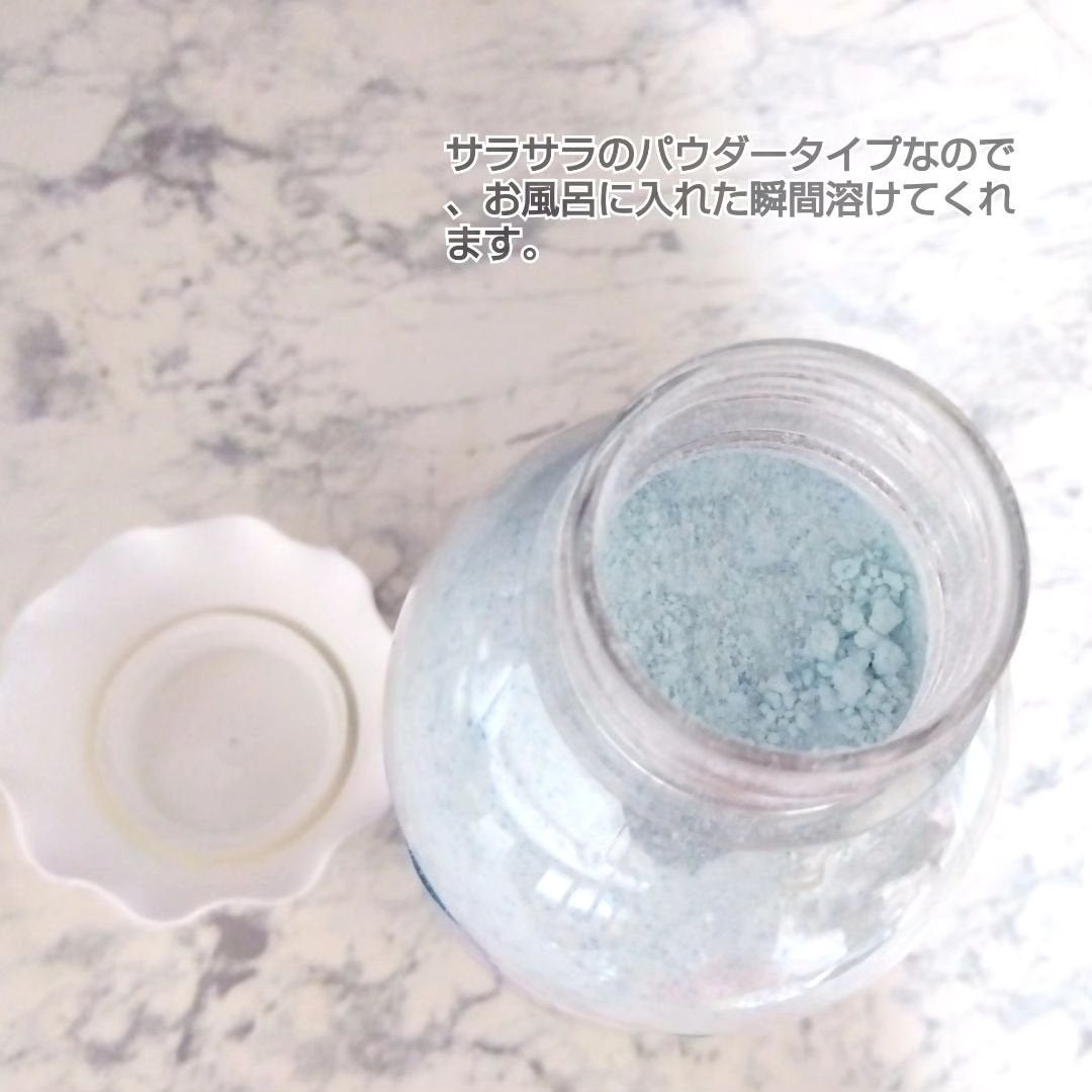JEJUサマーチェジュシーバスパウダー/ウ・カンパニー/無機塩系入浴剤を使ったクチコミ(2枚目)