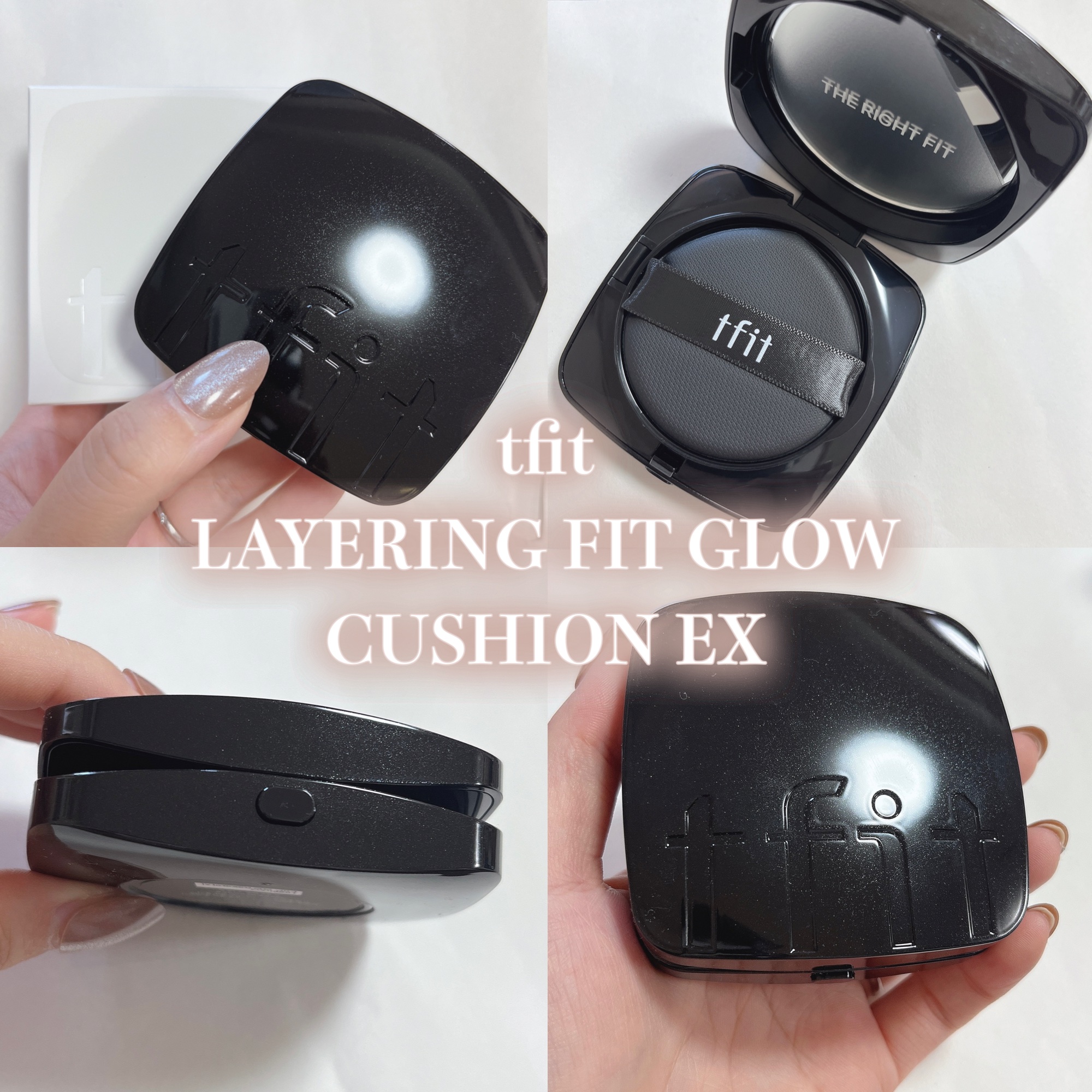 レイヤリングフィット グロークッションEX N1.5 スウェード(Suede)/TFIT/クッションファンデーションを使ったクチコミ（2枚目）