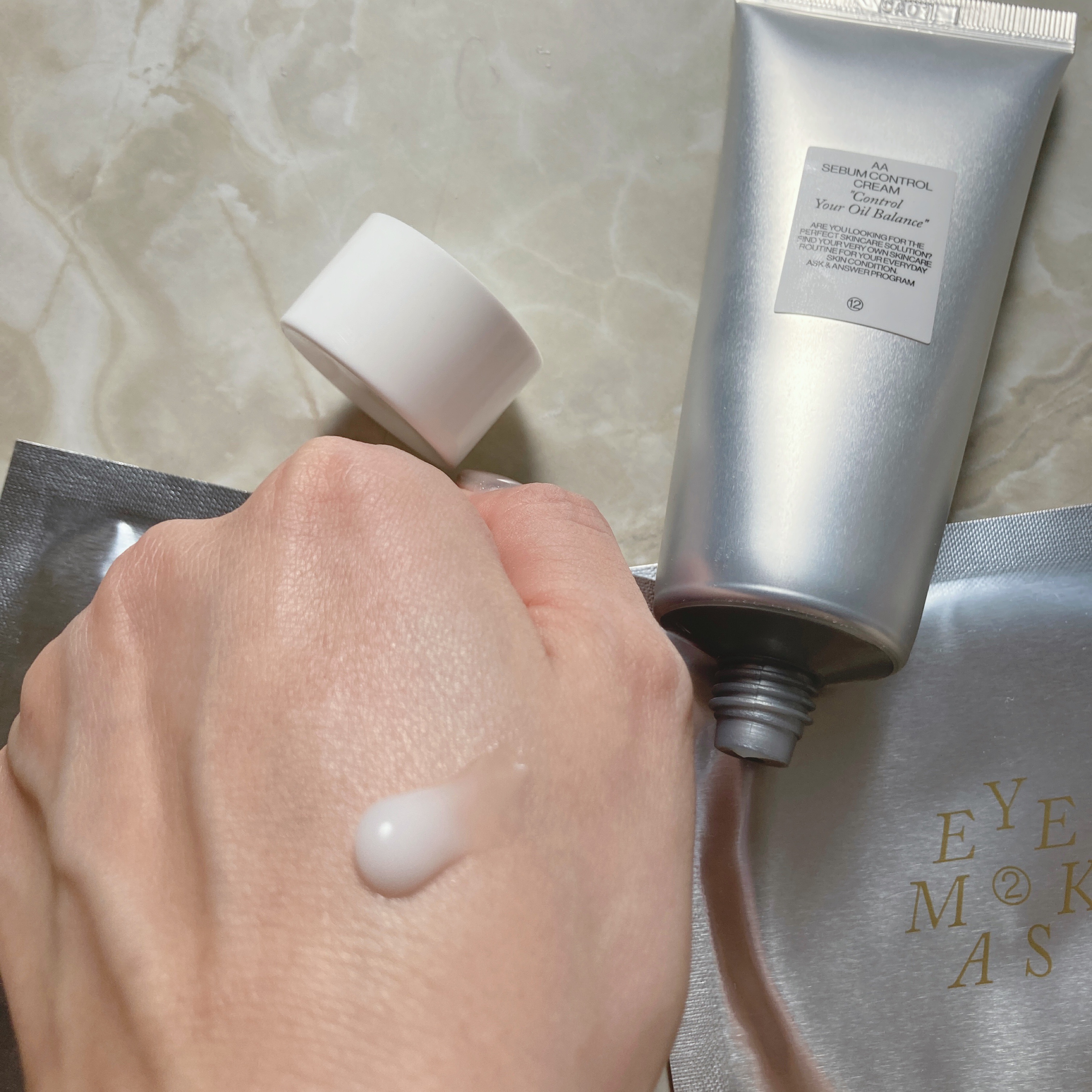 AA SEBUM CONTROL CERAM /Shangpree/フェイスクリームを使ったクチコミ（3枚目）