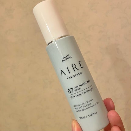AIRE favorito 07ヘアミルク WT/MUCOTA(ムコタ)/ヘアミルクを使ったクチコミ(4枚目)