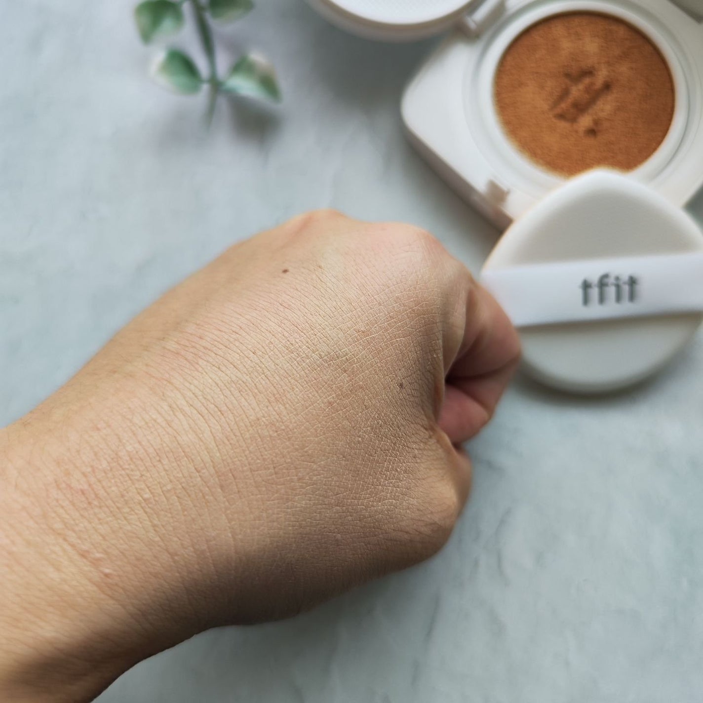 レイヤリングフィットカバークッションEX/TFIT/クッションファンデーションを使ったクチコミ(4枚目)