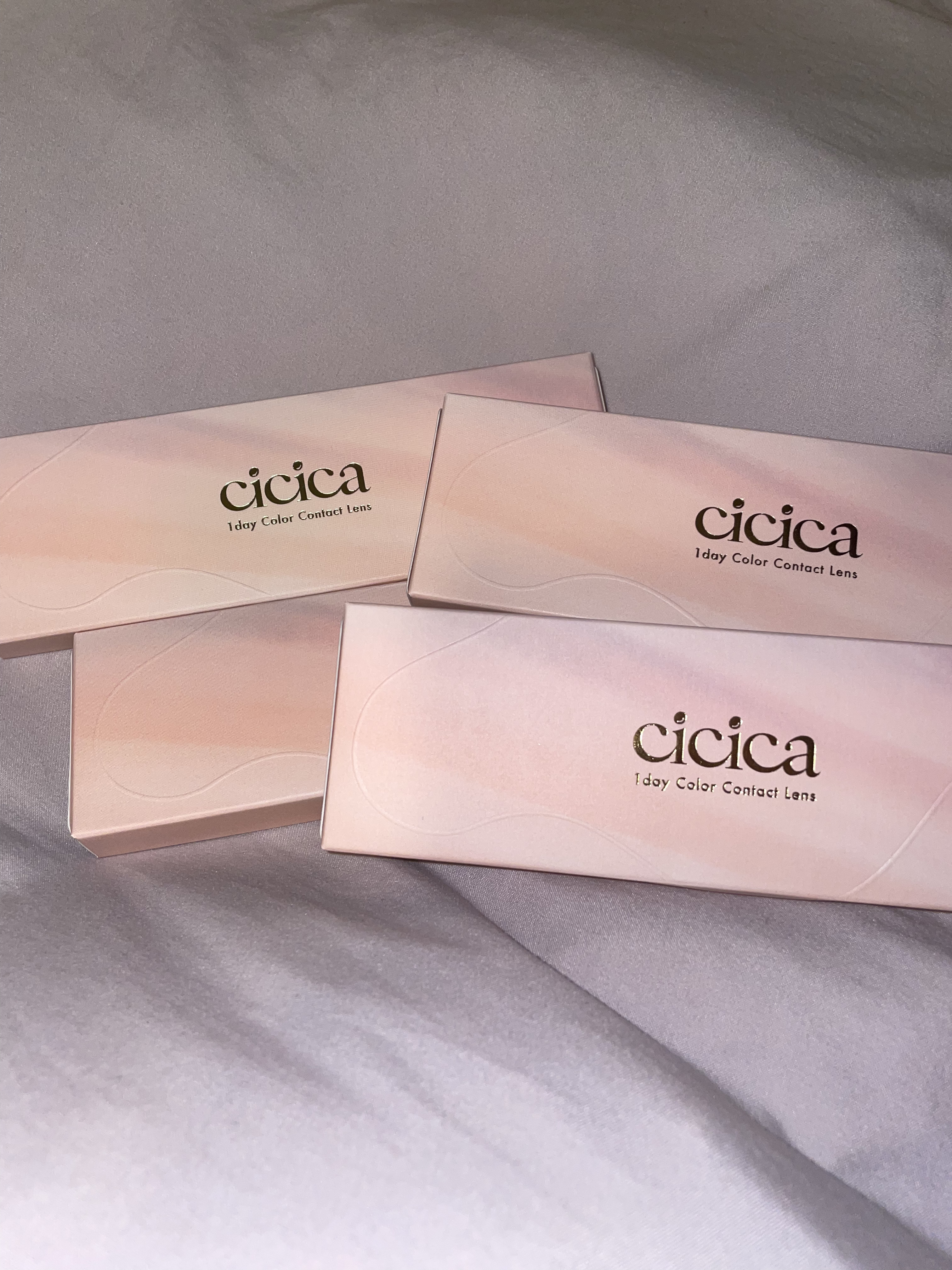 cicica 1day サーブルベージュ/cicica/ワンデー（１DAY）カラコンを使ったクチコミ（3枚目）