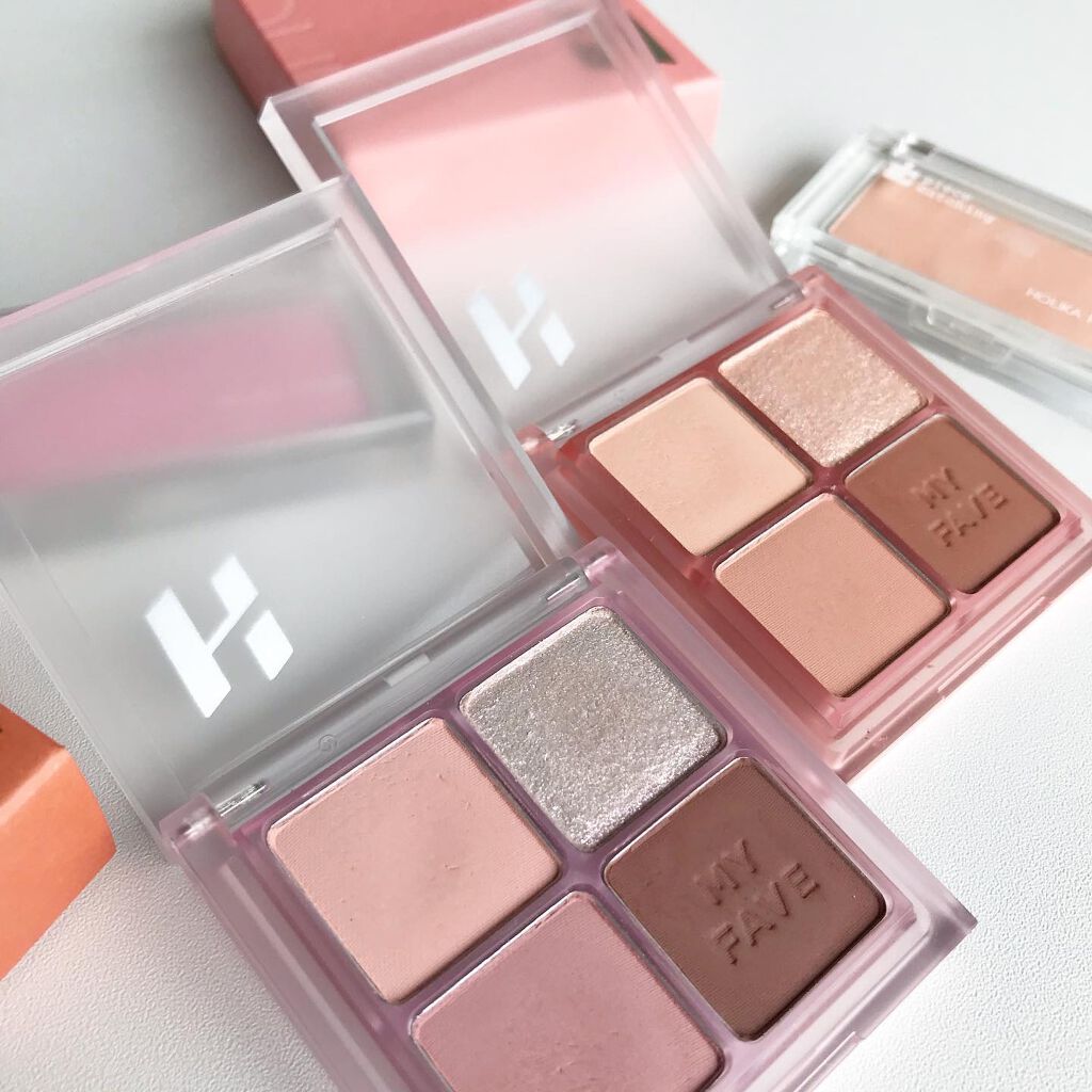 ホリカホリカ マイフェイブシャドウパレット(4カラー)/HOLIKA HOLIKA/アイシャドウパレットを使ったクチコミ(1枚目)