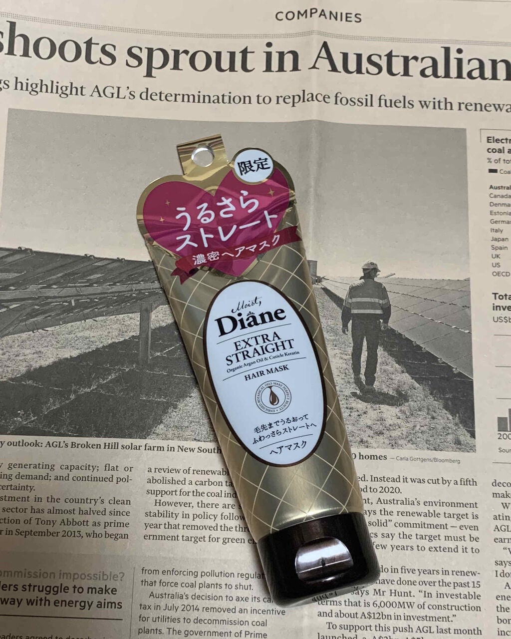 モイストダイアン パーフェクトビューティ エクストラストレート ヘアマスク/ダイアン/ヘアマスク・ヘアパックを使ったクチコミ(1枚目)