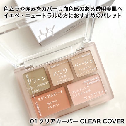 コンシールブレンダーパレット/LUNA/パレットコンシーラーを使ったクチコミ(3枚目)