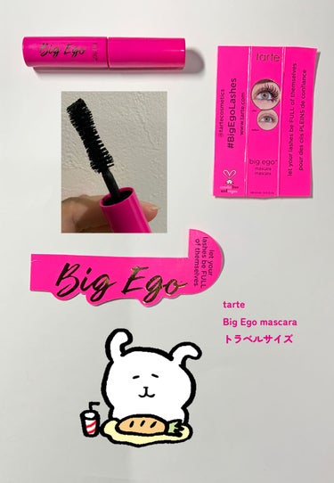 ■tarte Big Ego mascara トラベルサイズ

【おすすめのポイント】
ふわふわボリュームまつ毛になる、

カールキープ力あり、

【好みの分かれるポイント】
ブラシ、
（大きい）

長