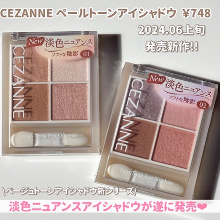 ペールトーンアイシャドウ/CEZANNE/アイシャドウを使ったクチコミ(2枚目)