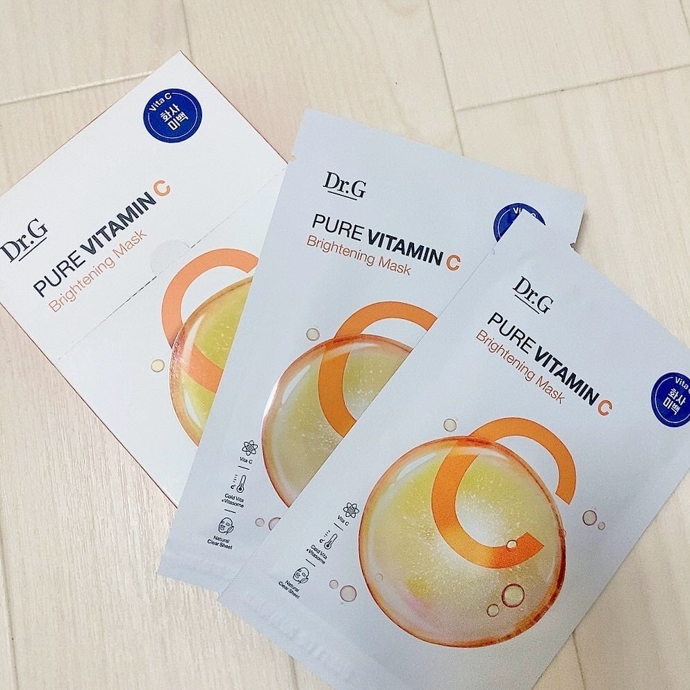 ドクタージー ピュア ビタミンC ブライトニングマスク/Dr.G/シートマスク・パックを使ったクチコミ(1枚目)