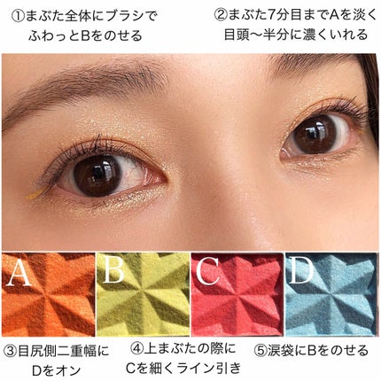 Sumika 𓃠 on LIPS 「春の限定カラー//【目元に透けパステル🎨】まさに今つけた..」(2枚目)