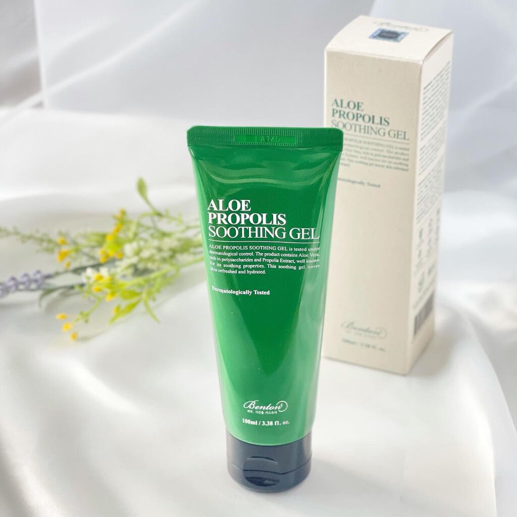 アロエプロポリススージングジェル 100ml/BENTON/オールインワン化粧品を使ったクチコミ(1枚目)