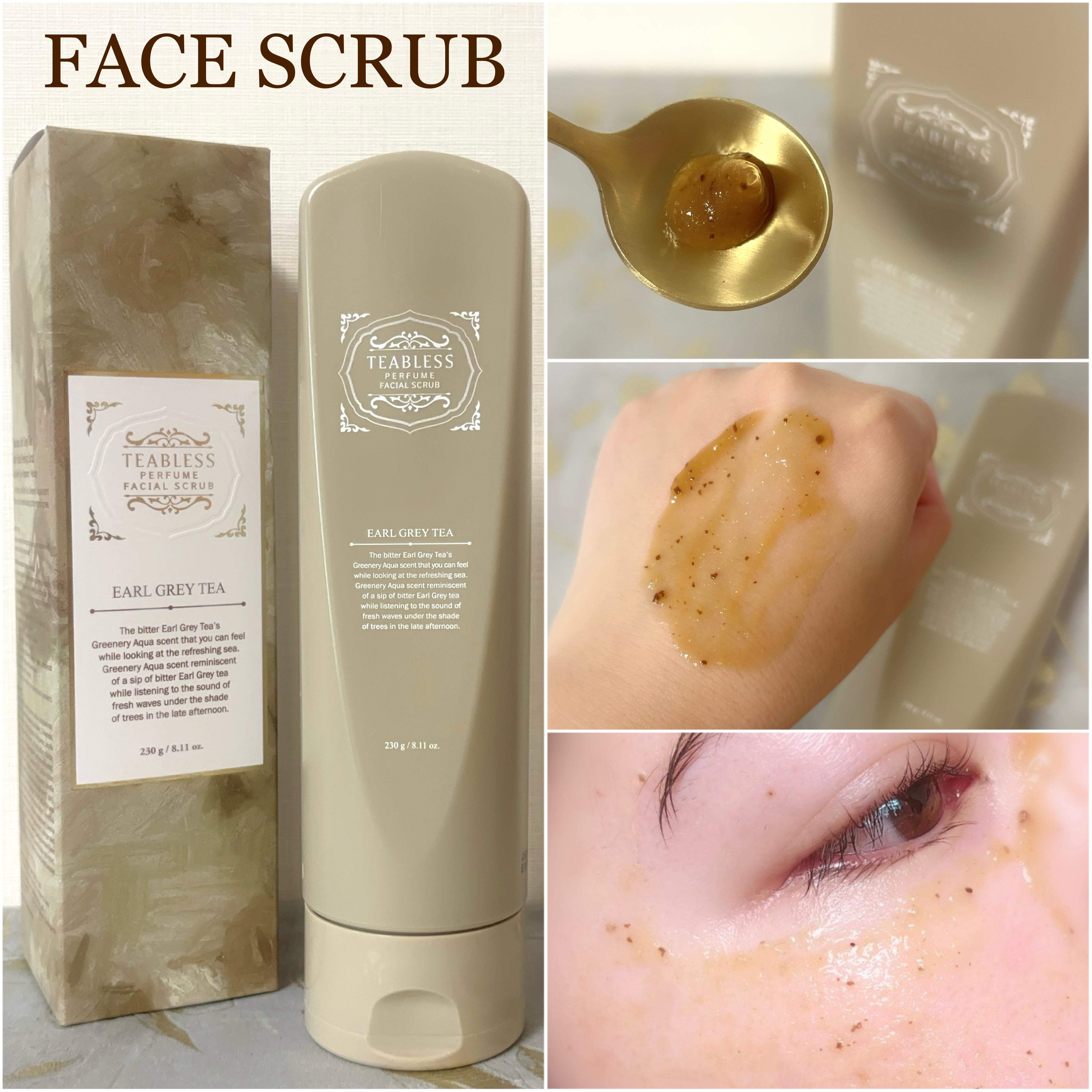 アールグレイティージャム ボディスクラブ/TEABLESS/ボディスクラブを使ったクチコミ（2枚目）