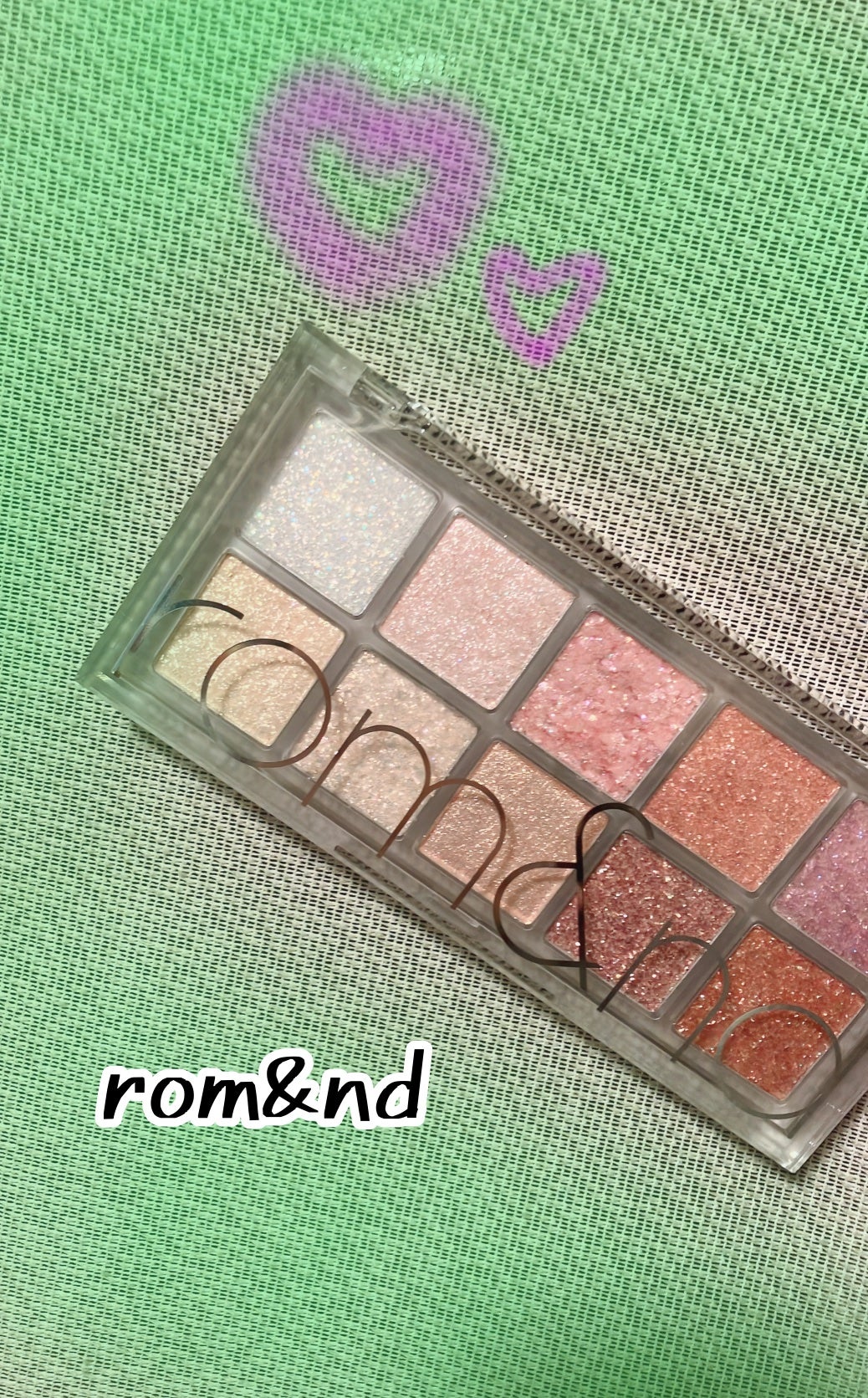 ベターザンパレット/rom&nd/アイシャドウパレットを使ったクチコミ(1枚目)