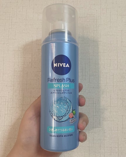 NIVEA(海外) ニベアリフレッシュプラススプラッシュボディジェルのクチコミ「#使い切りボディケア
ニベア リフレッシュプラススプラッシュボディジェル
〈ボディ用保湿液.....」(1枚目)