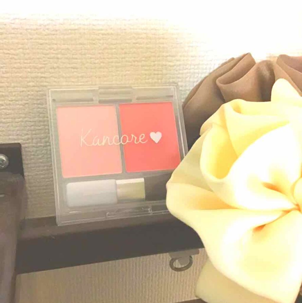 カンコレ チーク/DAISO/パウダーチークを使ったクチコミ(1枚目)