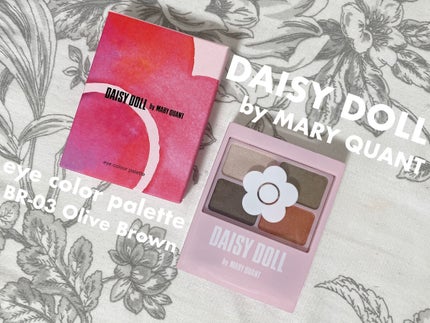 デイジードール アイカラー パレット BR-03 オリーブブラウン/DAISY DOLL by MARY QUANT/アイシャドウパレットを使ったクチコミ(2枚目)