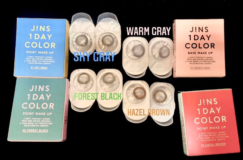 JINS1DAYCOLOR/JINS/ワンデー(1DAY)カラコンを使ったクチコミ(2枚目)