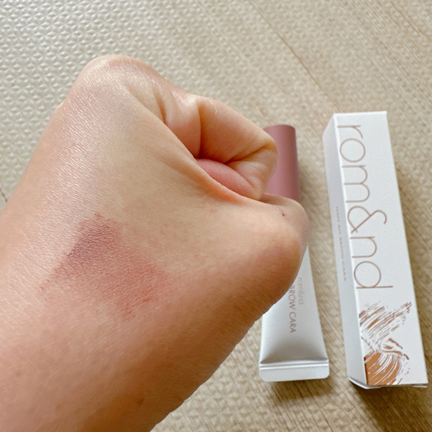 ハンオールブロウカラ/rom&nd/眉マスカラを使ったクチコミ(4枚目)