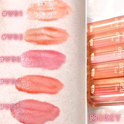 ザ ウォータリーデューティント WD4 オールウェイズ ヤング/MERZY/リップティントを使ったクチコミ(2枚目)