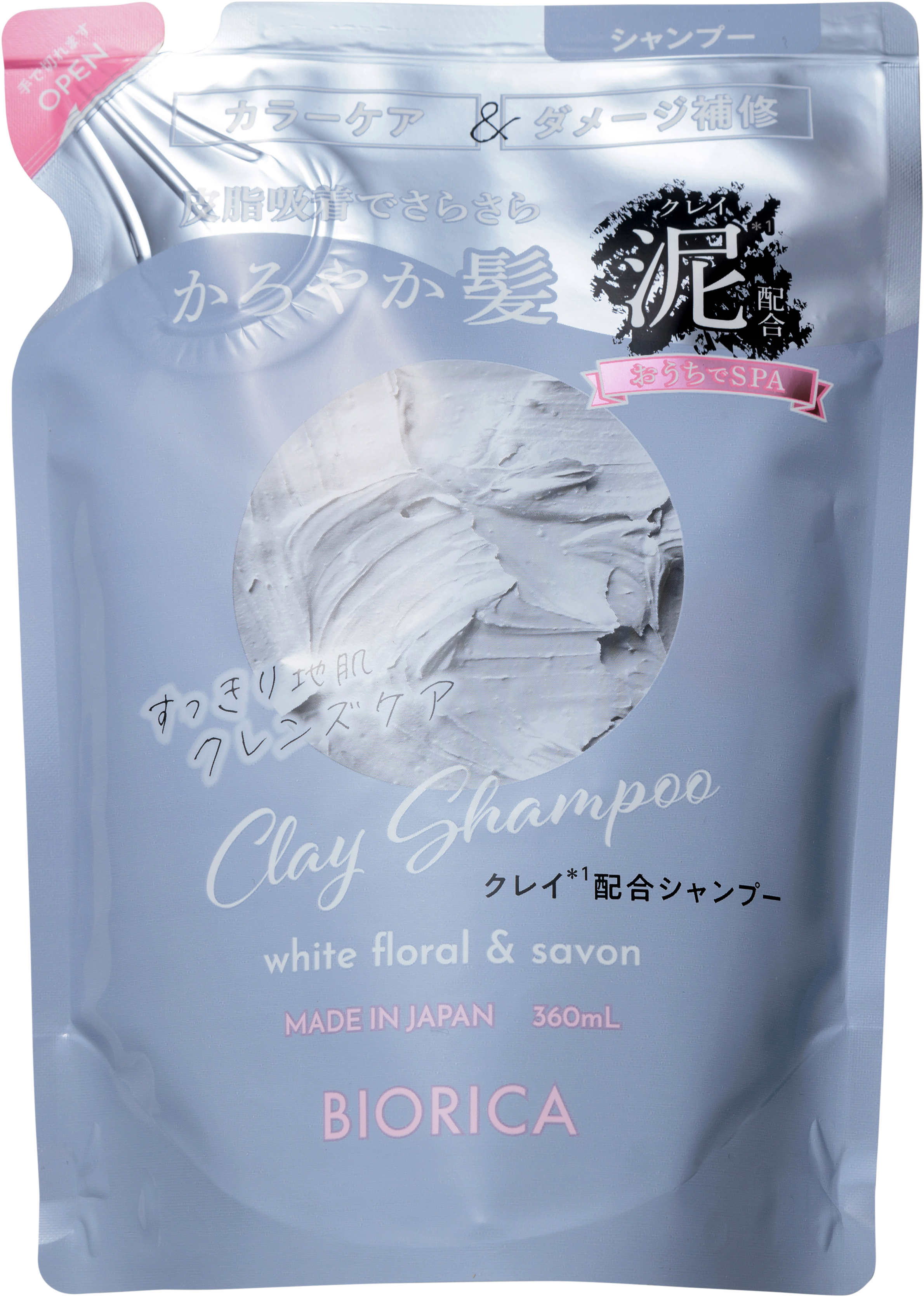 ビオリカ クレイ シャンプー/コンディショナー シャンプー（360ｍL）