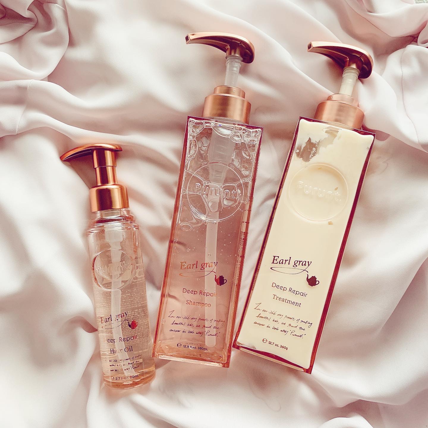 プルント ディープリペアペアセット アールグレイ N/Purunt./市販シャンプーを使ったクチコミ（1枚目）