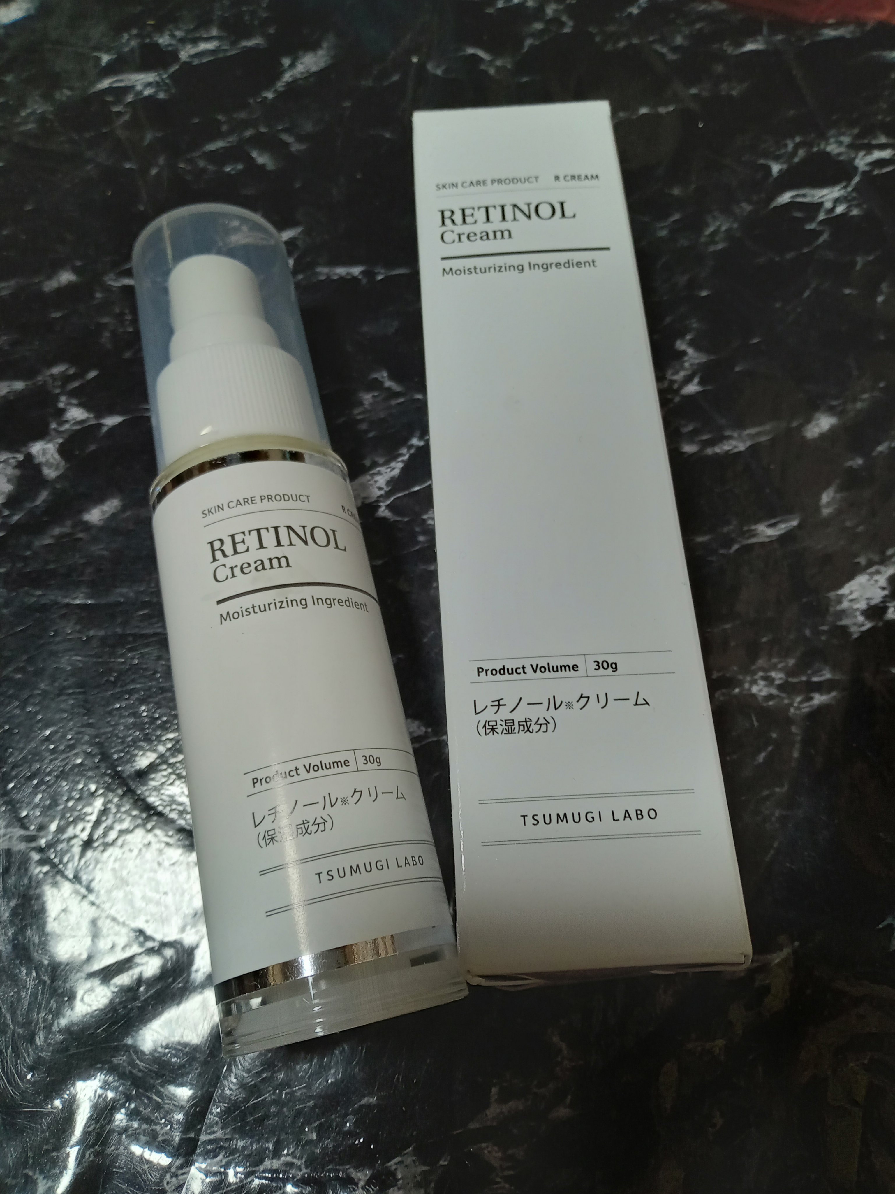 レチノールクリーム/TSUMUGI LABO/フェイスクリームを使ったクチコミ（1枚目）