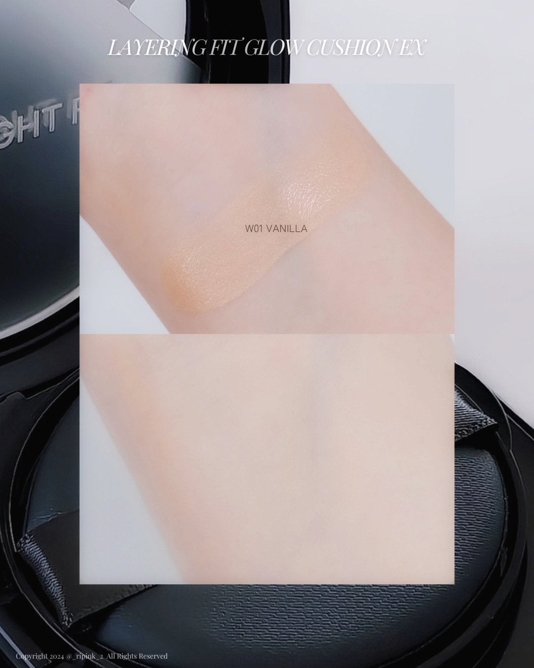 レイヤリングフィット グロークッションEX/TFIT/クッションファンデーションを使ったクチコミ(5枚目)