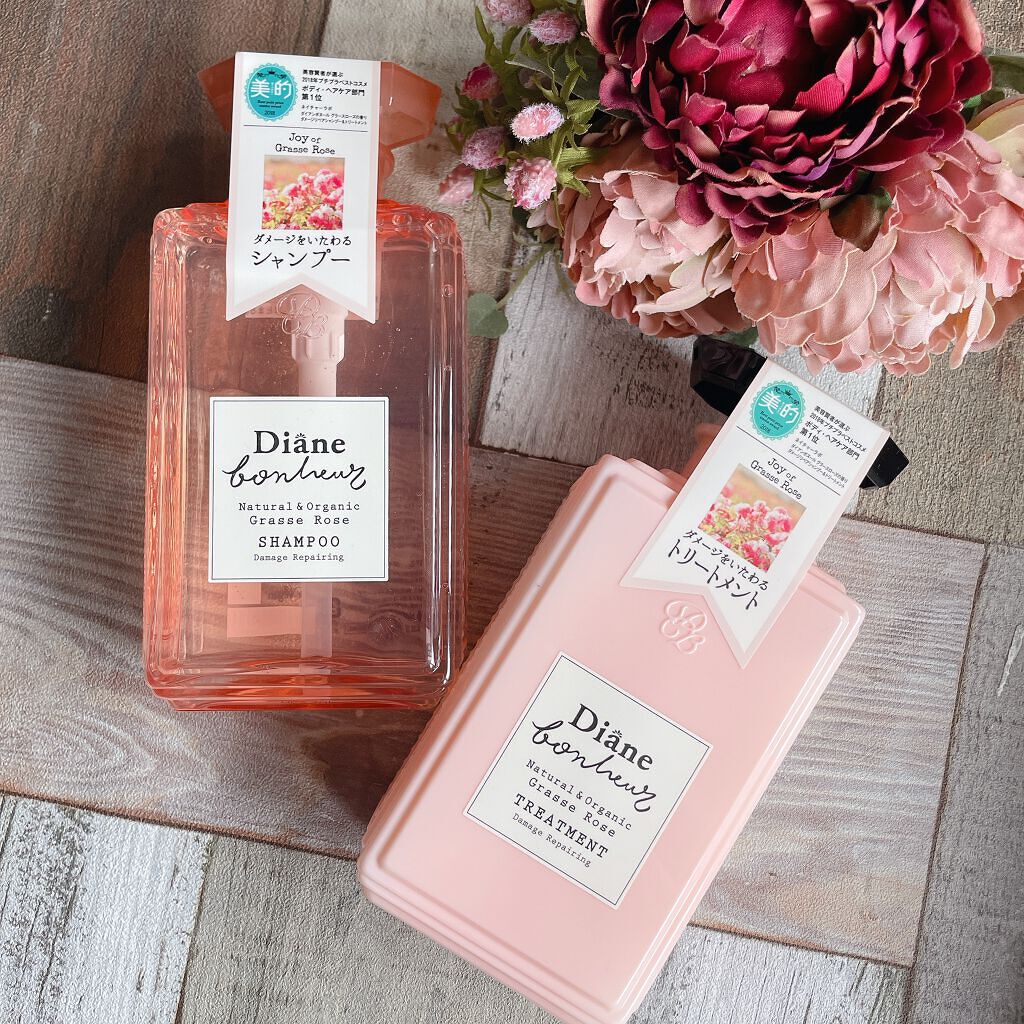 グラースローズの香り/シャンプー＆トリートメント/ダイアン/市販シャンプーを使ったクチコミ（1枚目）