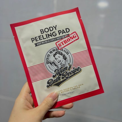 ボディピーリングパッド/Mom’s Bath Recipe/ピーリングを使ったクチコミ(1枚目)