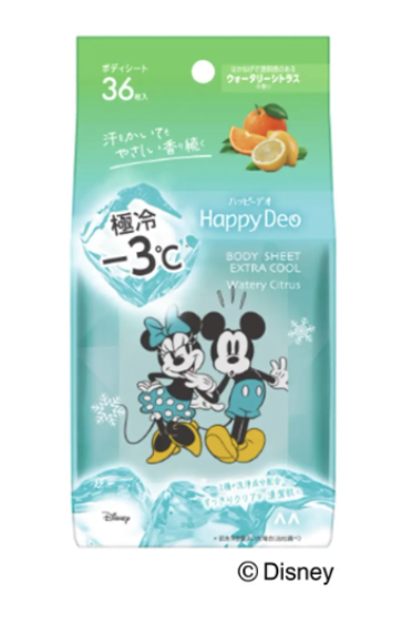 マンダム ハッピーデオ ボディシート  極冷 ウォータリーシトラス / マンダム