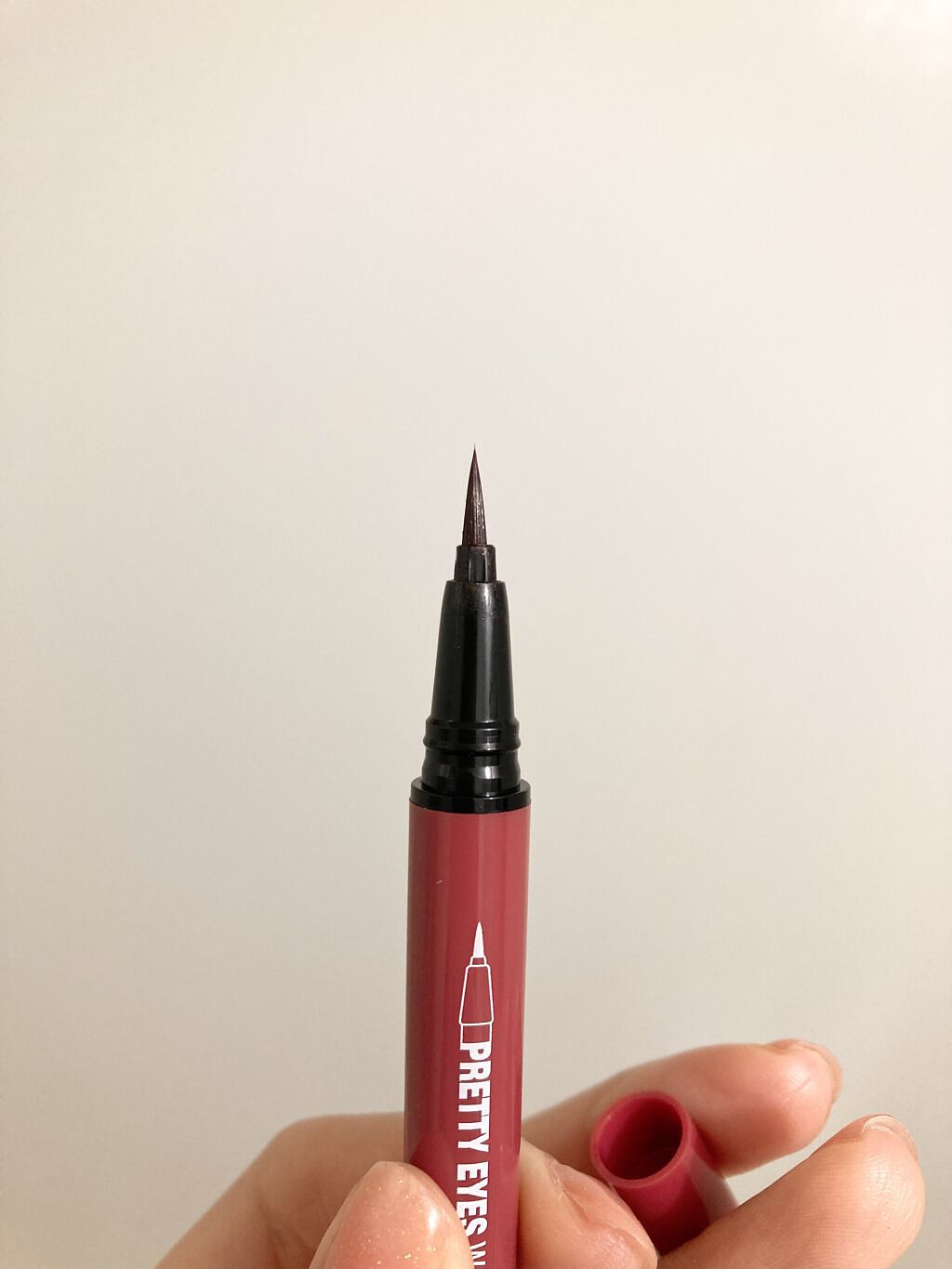 PRETTY EYES 102ローズパープル/xixi/リキッドアイライナーを使ったクチコミ（3枚目）