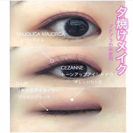 トーンアップアイシャドウ/CEZANNE/アイシャドウパレットを使ったクチコミ(1枚目)