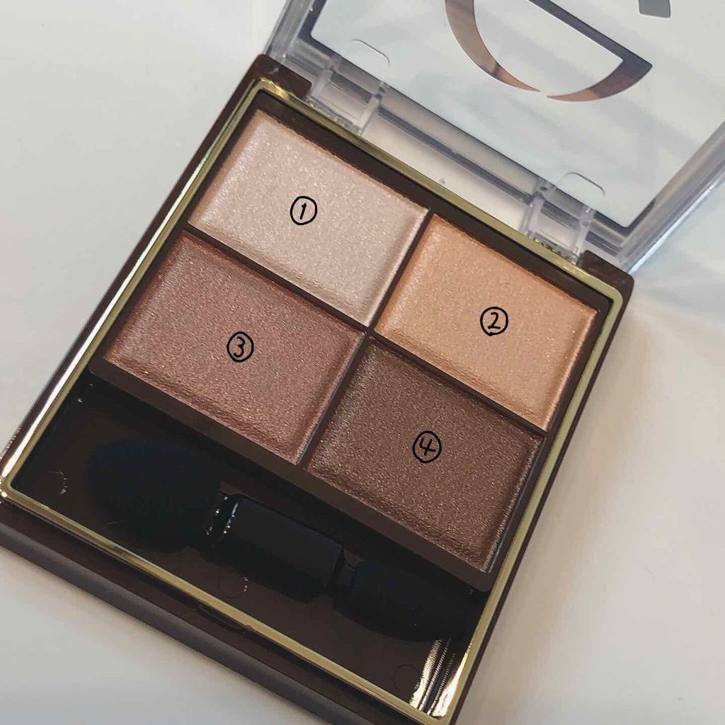 スキニーリッチシャドウ/excel/アイシャドウパレットを使ったクチコミ(2枚目)