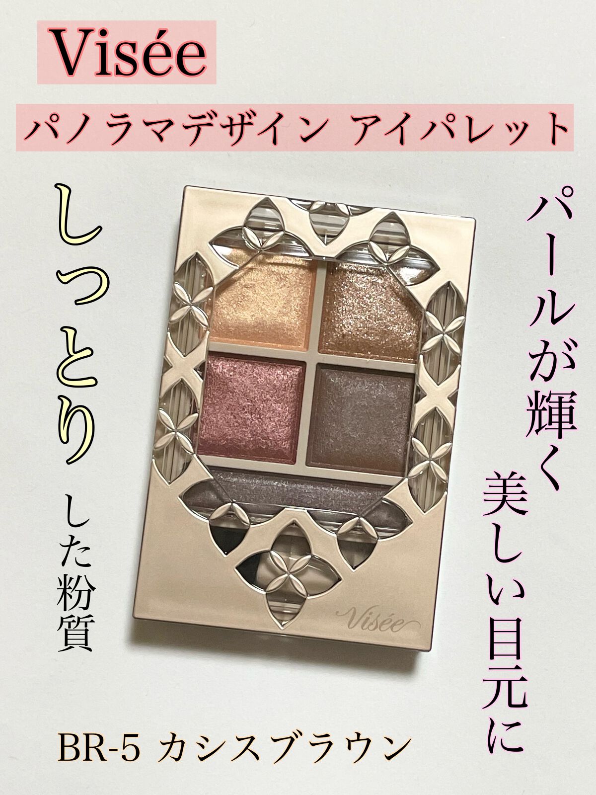 パノラマデザイン アイパレット/Visée/アイシャドウパレットを使ったクチコミ(1枚目)