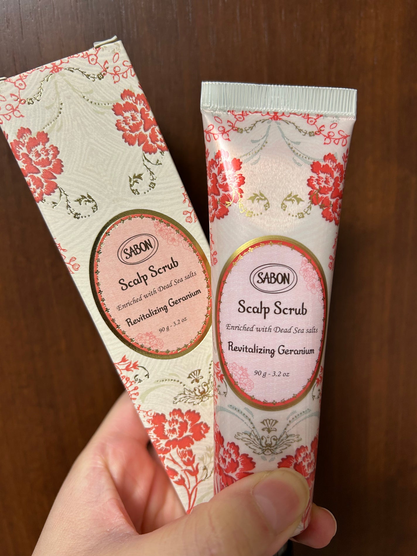 ヘッドスクラブ リプレニッシング(ゼラニウム)/SABON/ヘッドスクラブを使ったクチコミ(1枚目)