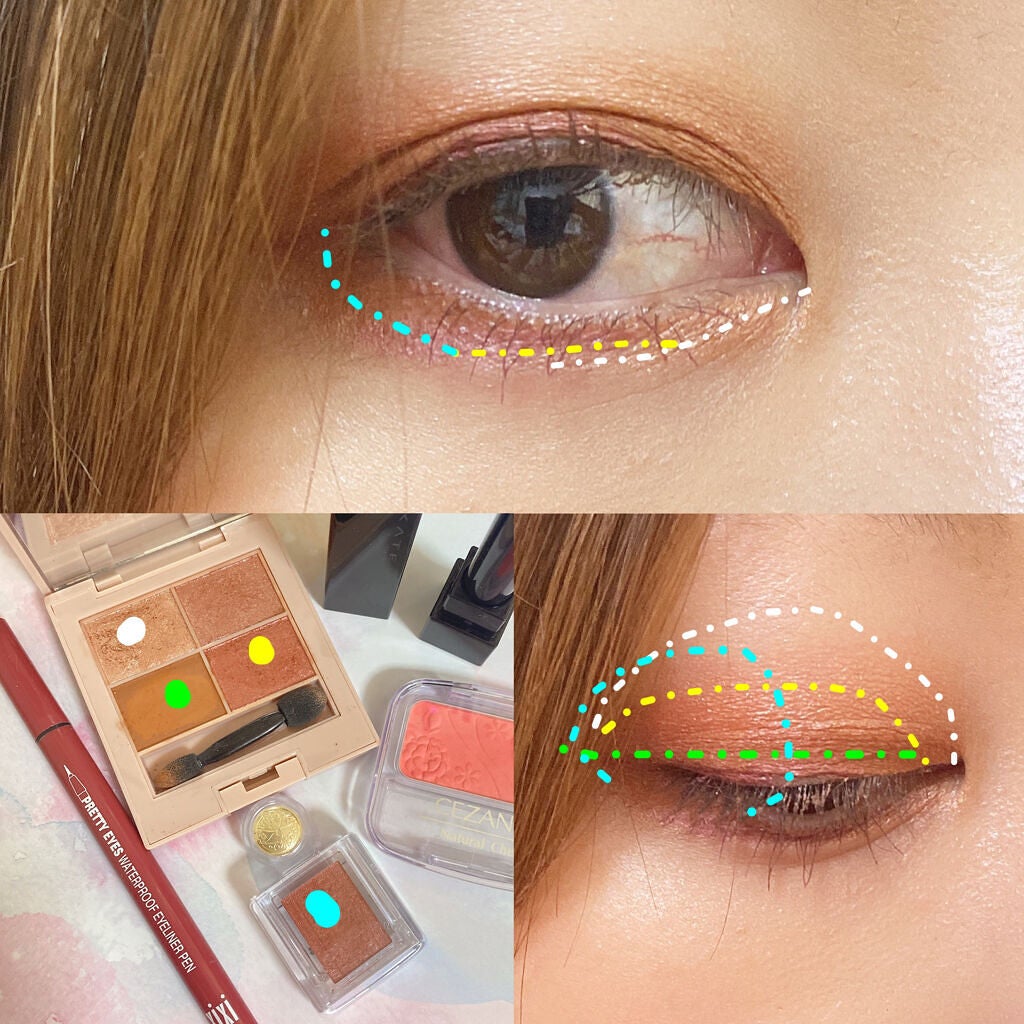 ナチュラル チークN/CEZANNE/パウダーチークを使ったクチコミ(3枚目)