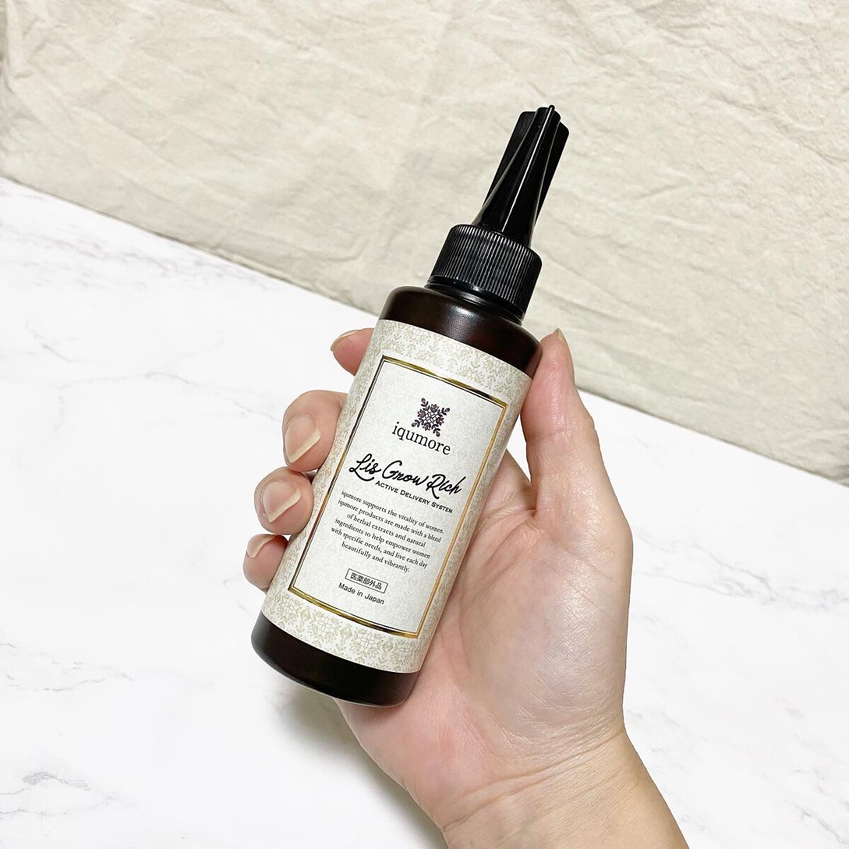 ナノグロウリッチ/iqumore/頭皮ローションを使ったクチコミ（2枚目）