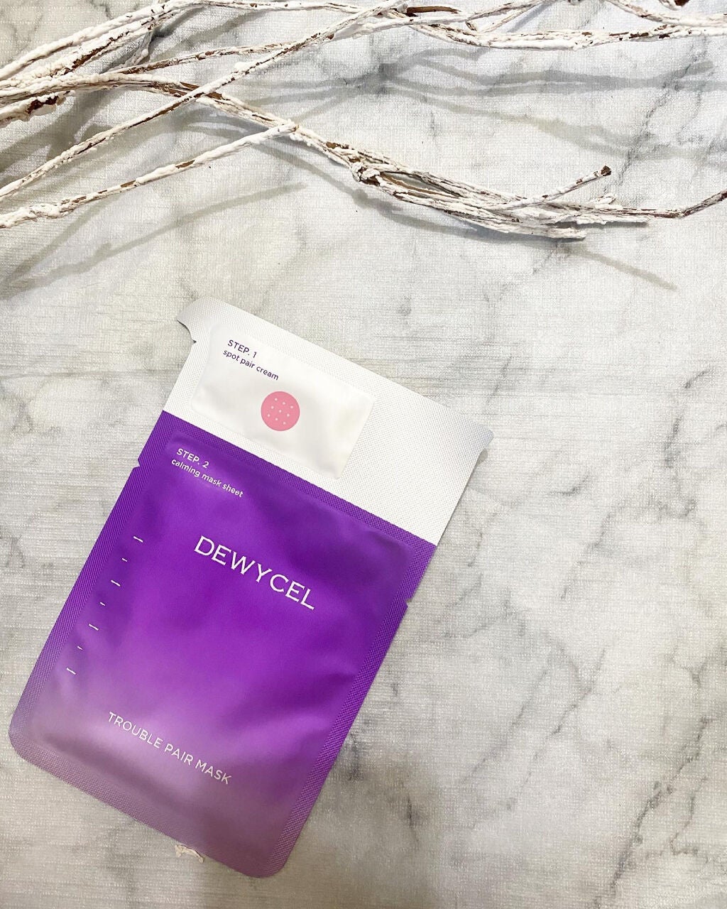 トラブルペアーマスク/DEWYCEL/シートマスク・パックを使ったクチコミ(2枚目)