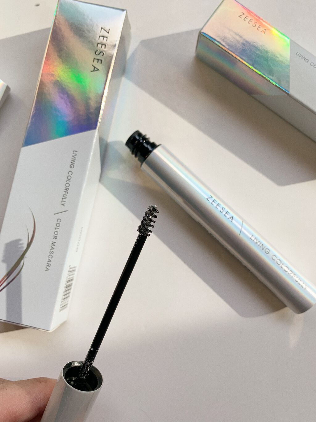 ダイヤモンドシリーズ カラーマスカラ/ZEESEA/マスカラを使ったクチコミ（3枚目）