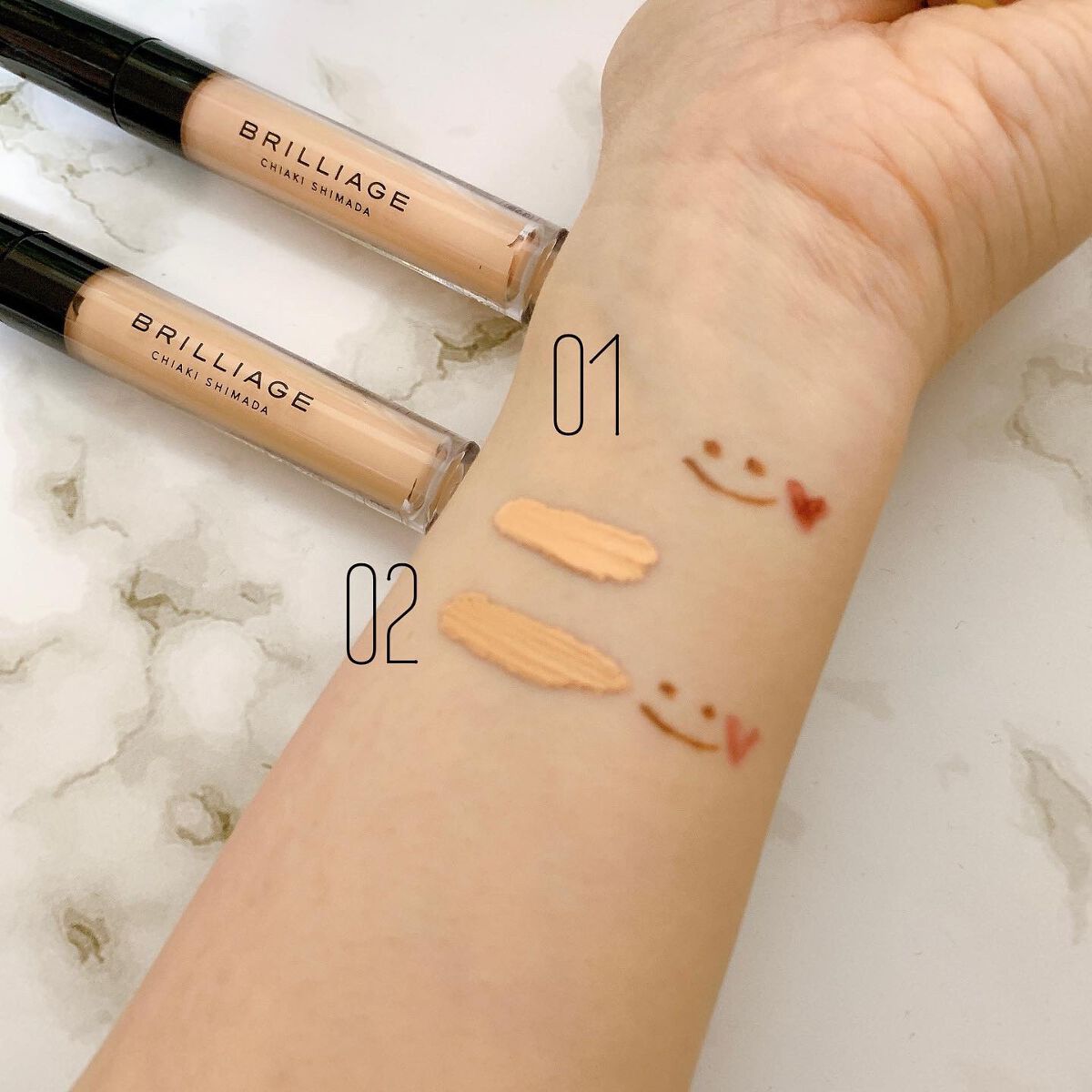 デザイニング コンシーラー/ブリリアージュ/リキッドコンシーラーを使ったクチコミ(3枚目)