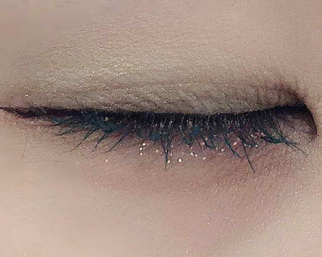 カラーマスカラD スモーキーグリーン/DAISO/マスカラを使ったクチコミ（3枚目）