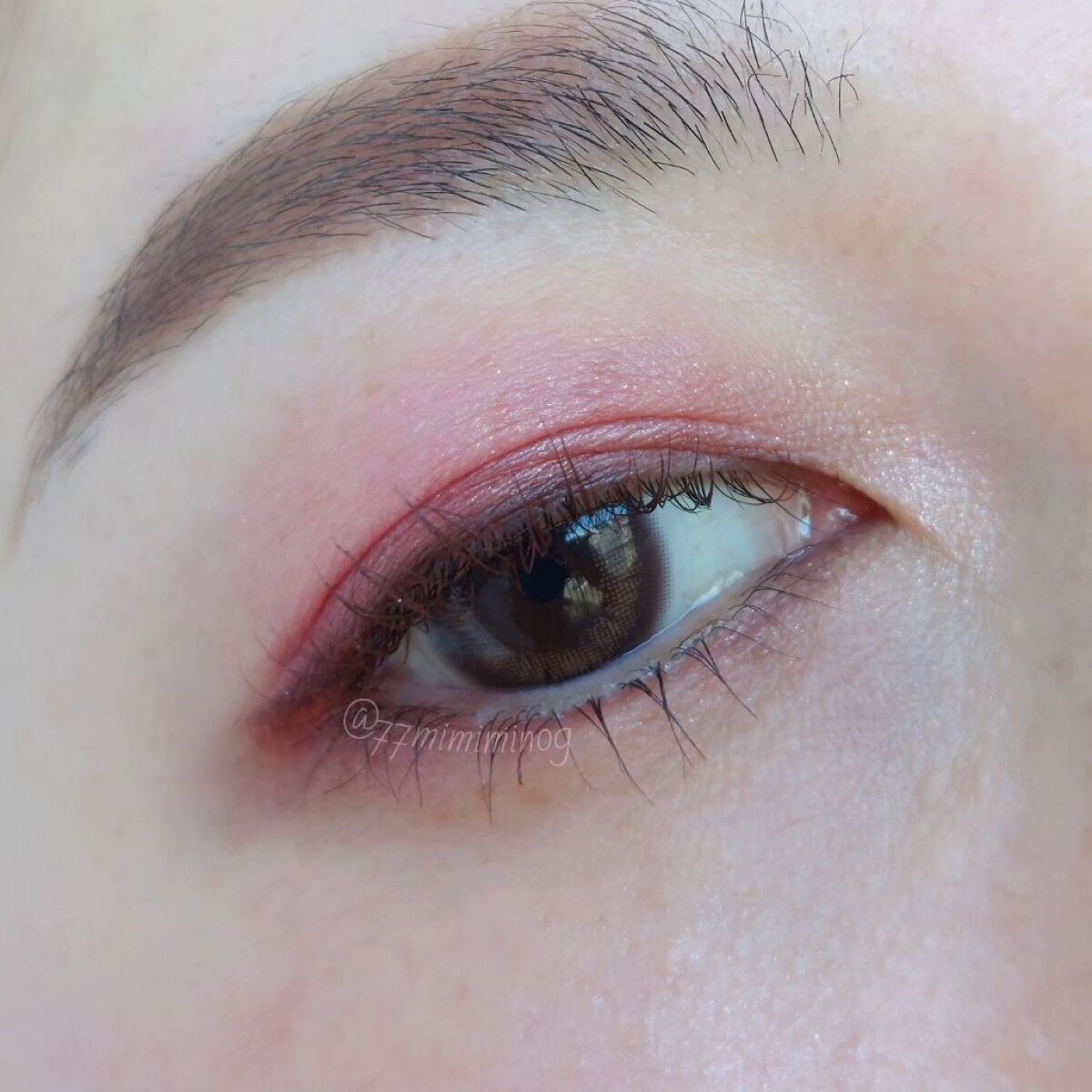 ピエナージュ ミミジェム マンスリー ミミガーネット/PienAge/１ヶ月（１MONTH）カラコンを使ったクチコミ（3枚目）