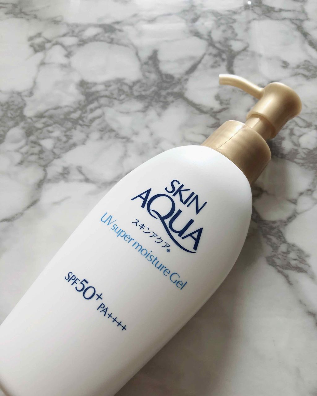 スキンアクア スーパーモイスチャージェル 140g（ポンプ）【旧】/スキンアクア/日焼け止めジェルを使ったクチコミ（1枚目）