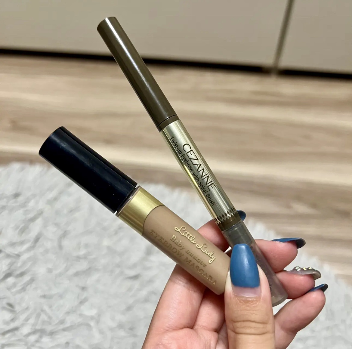 ベビーニュアンス アイブロウマスカラN/リトルレディ/眉マスカラを使ったクチコミ（1枚目）