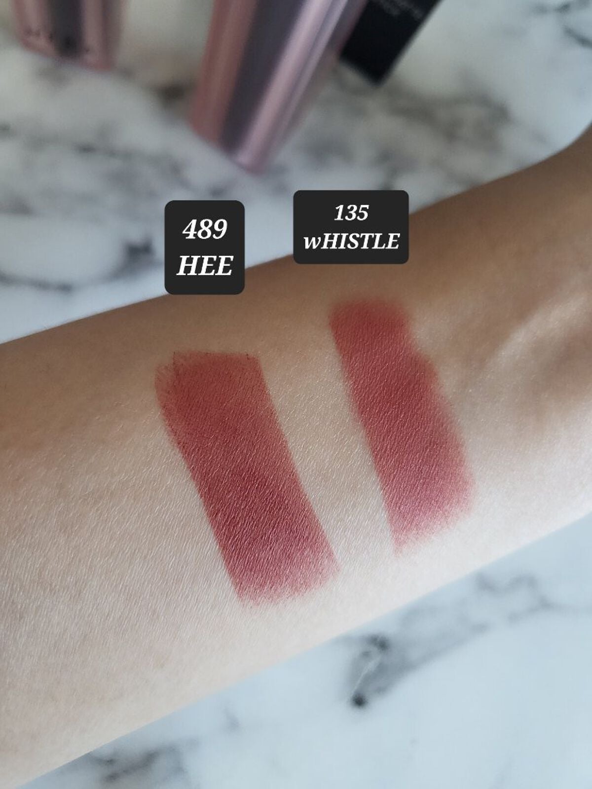 センシュアルパウダーマットリップスティック/HERA/口紅を使ったクチコミ(5枚目)