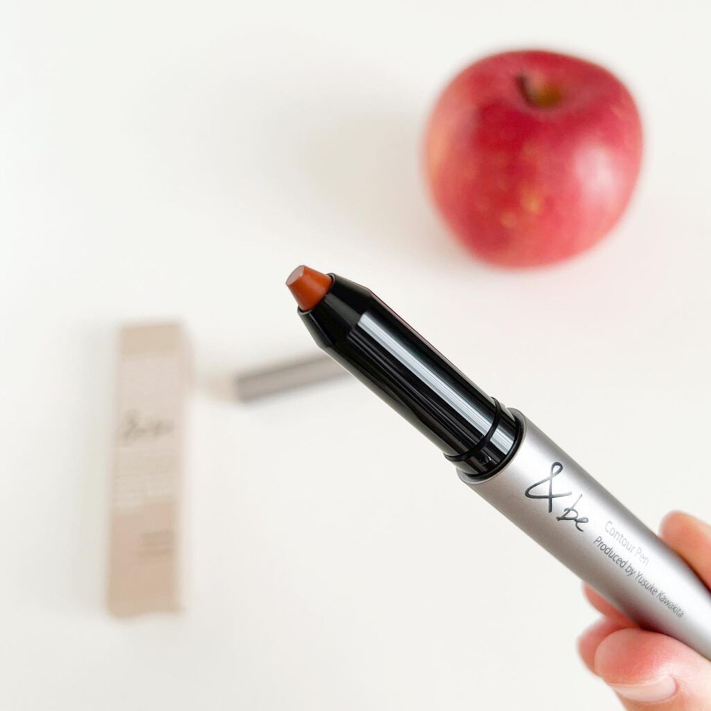 &be コントゥアペン/＆be/シェーディングを使ったクチコミ（3枚目）