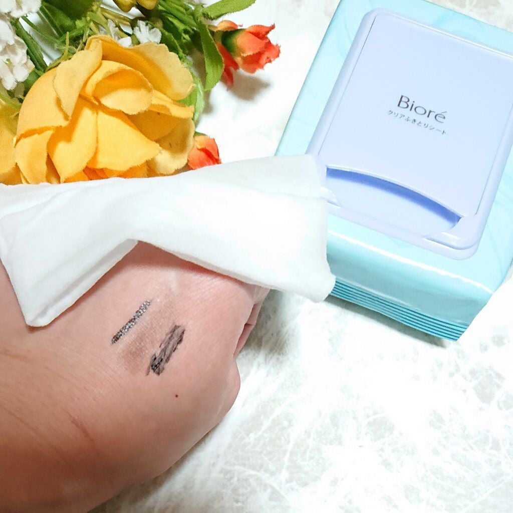 クリアふきとりシート/ビオレ/クレンジングシートを使ったクチコミ(5枚目)