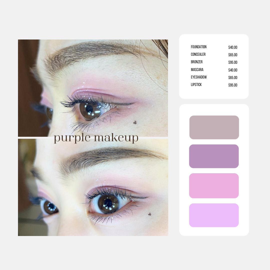 シーズナルブレンディングアイシャドウパレット 02 Mauve Wave/Peach C/アイシャドウパレットを使ったクチコミ（3枚目）