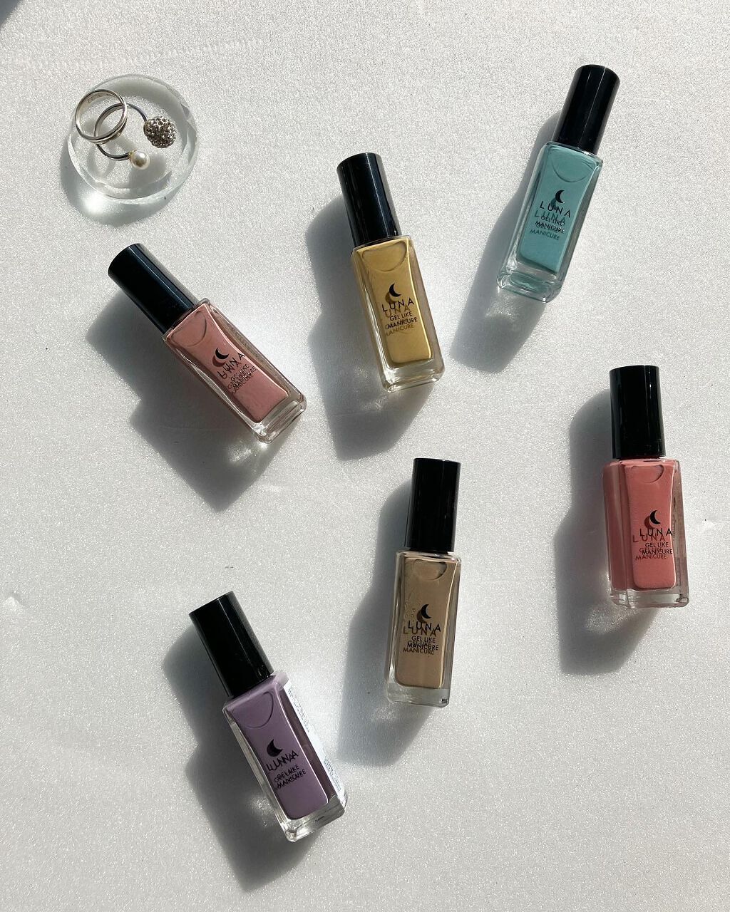 sakura on LIPS 「この可愛さ💯LUNAジェルライクマニキュア・セレニティ・マーキ..」(2枚目)